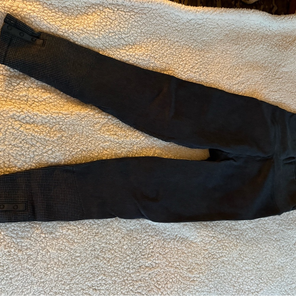 Black Ribbed Leggings